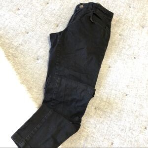 Stella McCartney women black skinny jean zip ankle size 27 designer everydaywear